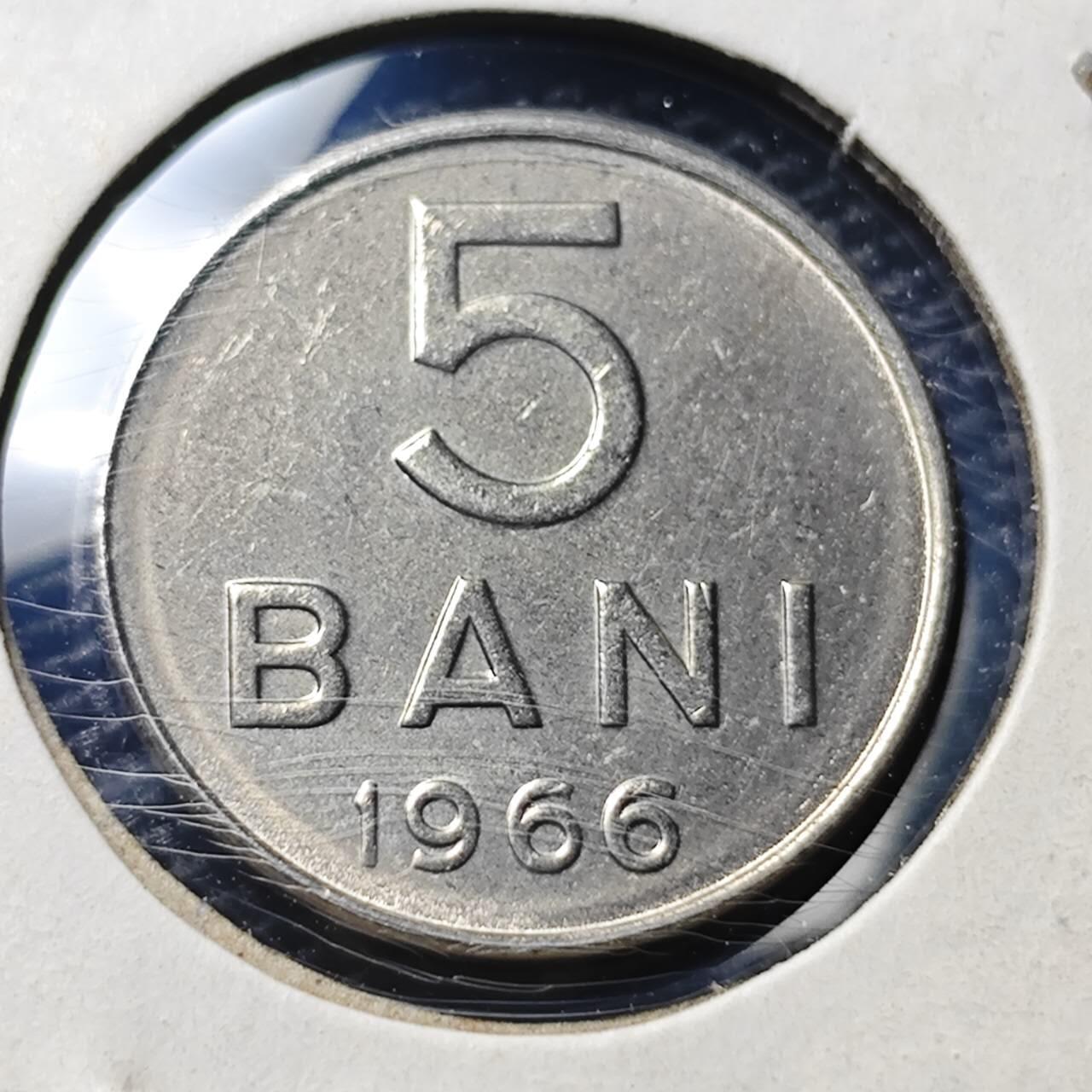 KK钱币收藏小铺 第378期  2月预留时间 周末发货  1966罗马尼亚5巴尼