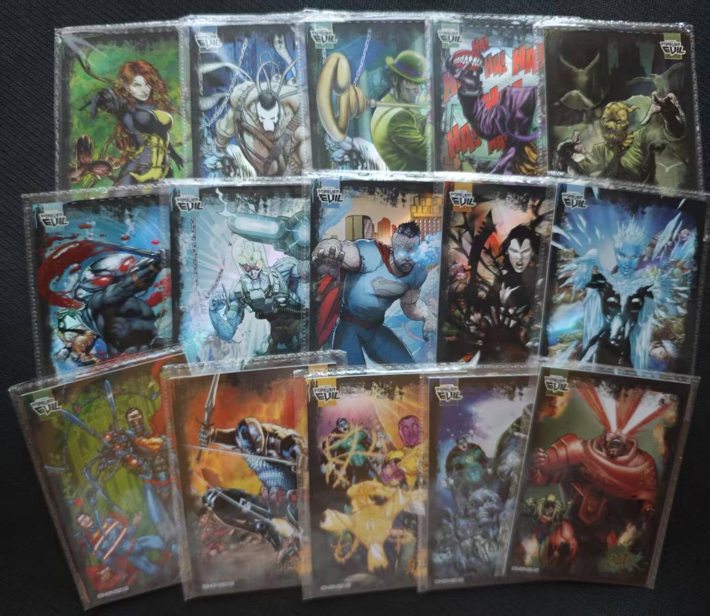 龙虎卡牌六七场 （无佣金，周六结拍，欢迎送拍） 15张不重复 卡游dc 美漫厚卡