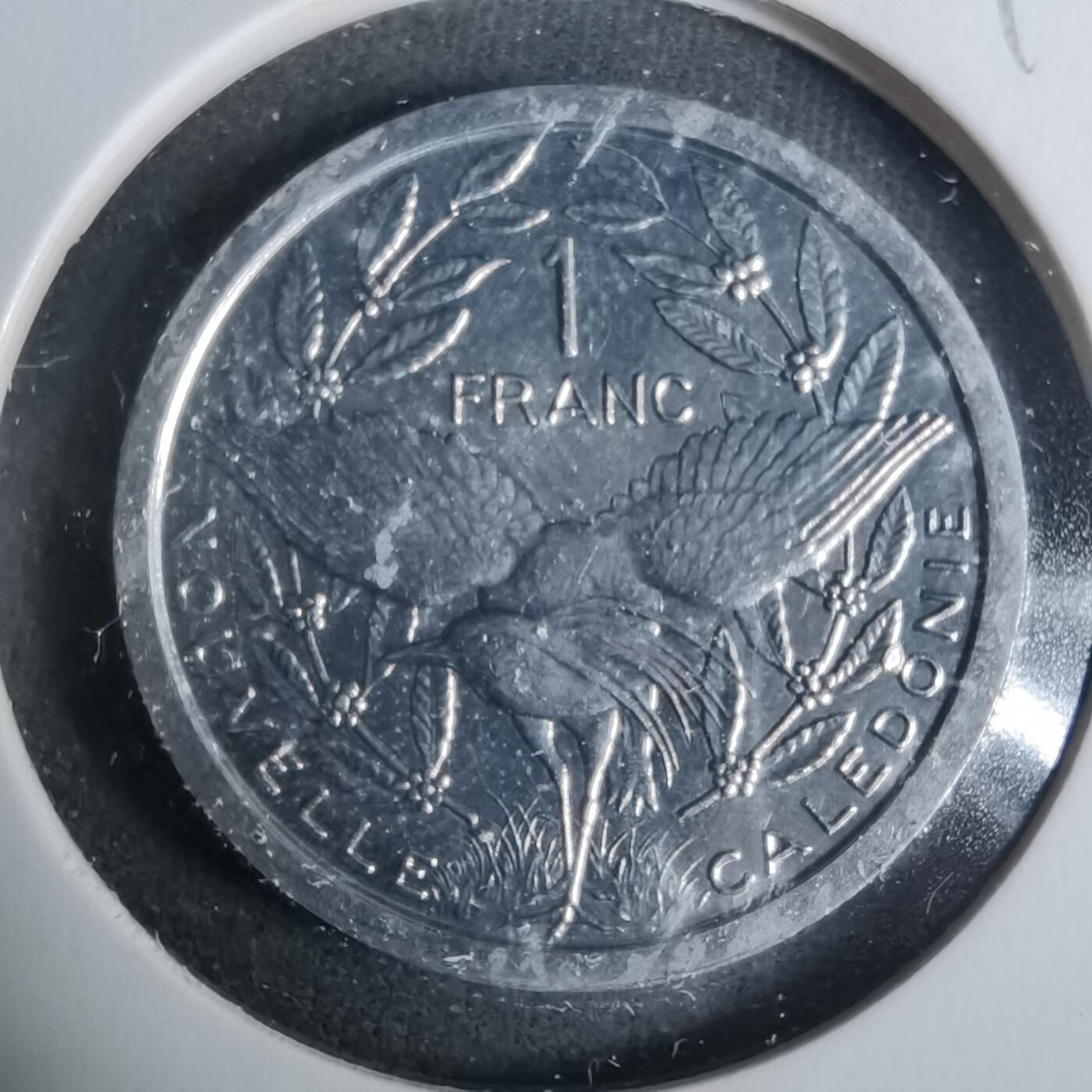 沼泽如烟--第929场 法属新喀里多尼亚1988年1法郎