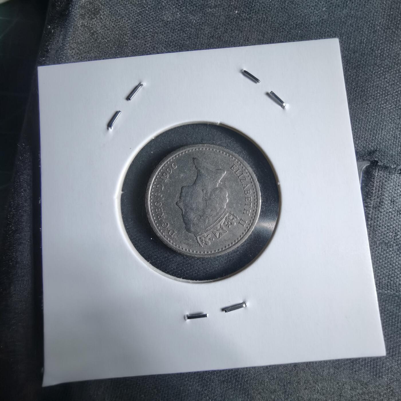 沼泽如烟--第928场 英国1996年5便士