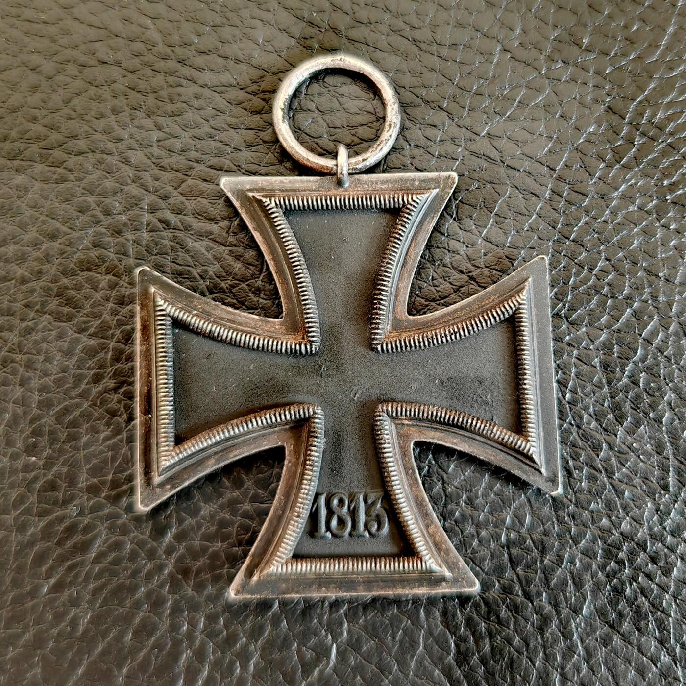 时顺第二十七拍 德国特殊时期二级铁十字，双标，123厂厂标（非常稀有）与一无法辨认标，