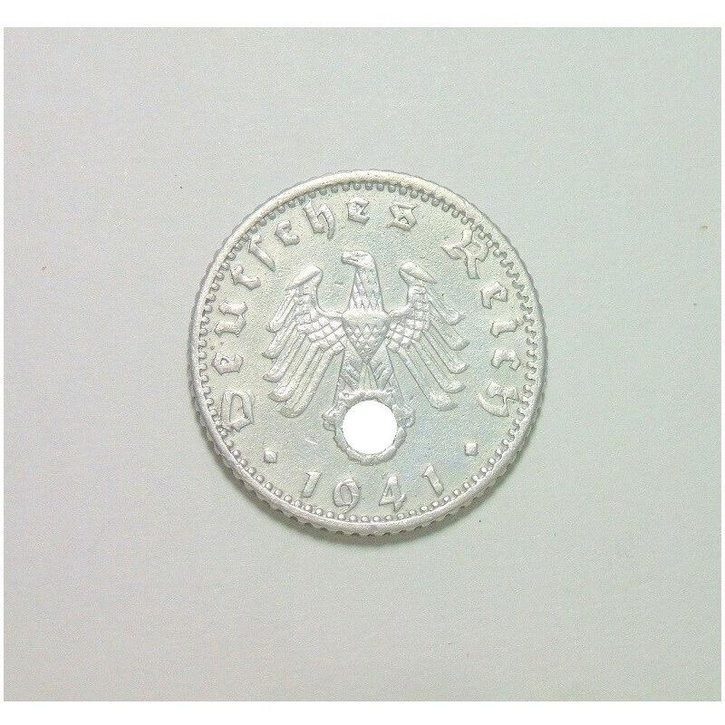 德国第三帝国1941年A版50芬尼 爽品