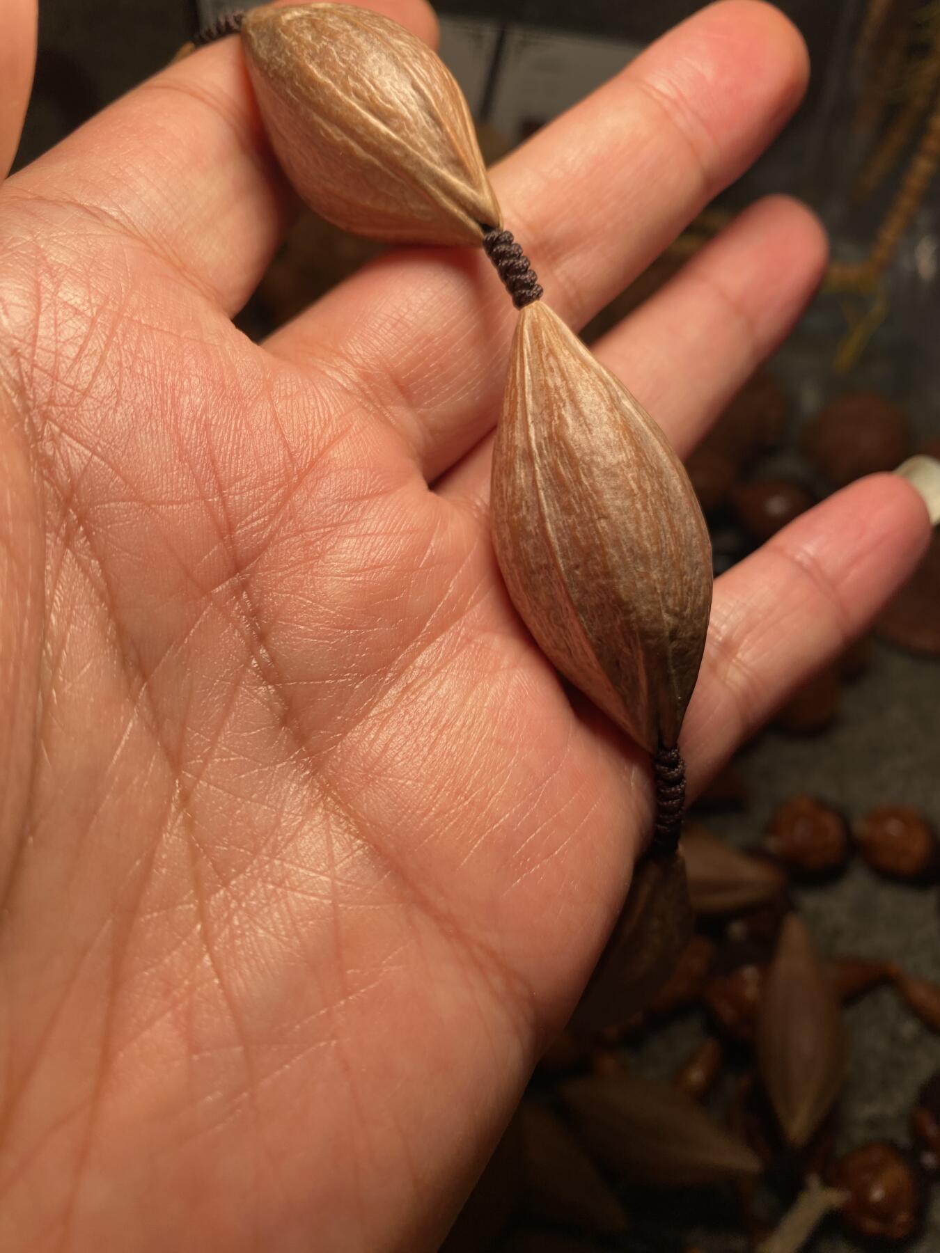 以核会友，中国非物质文化遗产苏工核雕手作 福利苏工核雕，纯手天然，四花梅林大核原皮大脖挂，个性十足，等待有缘人，与众不同，尺寸2。0x4.7喜欢的来