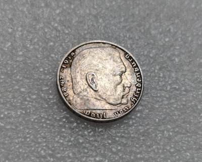 瓶子🏺第220期拍卖会 -  1938年德国兴登堡2马克银币