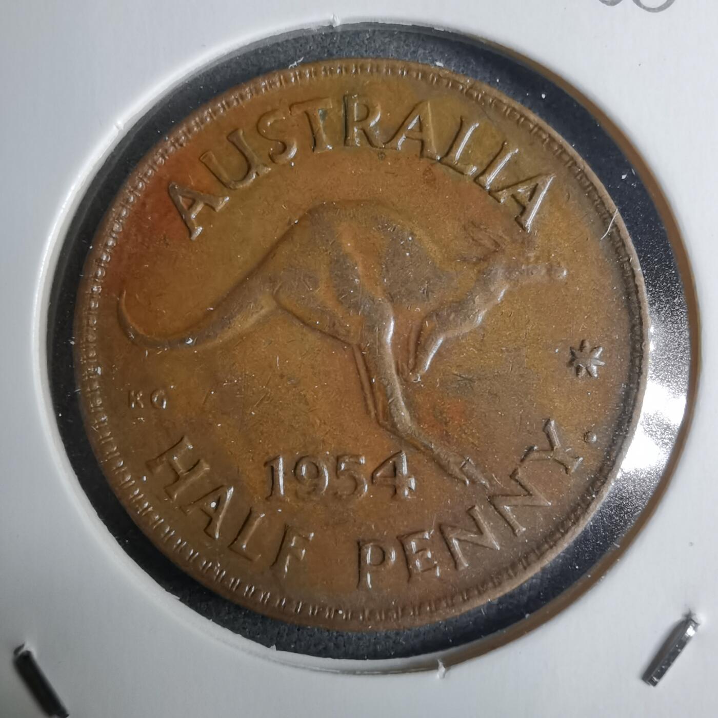 沼泽如烟--第928场 澳大利亚1954年半便士