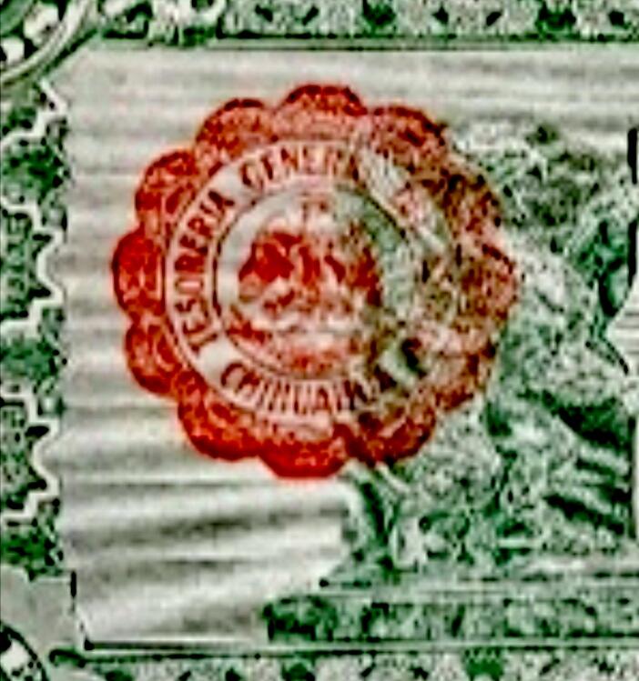 全新墨西哥1914年革命时期奇瓦瓦州N系列10比索靓品纸币