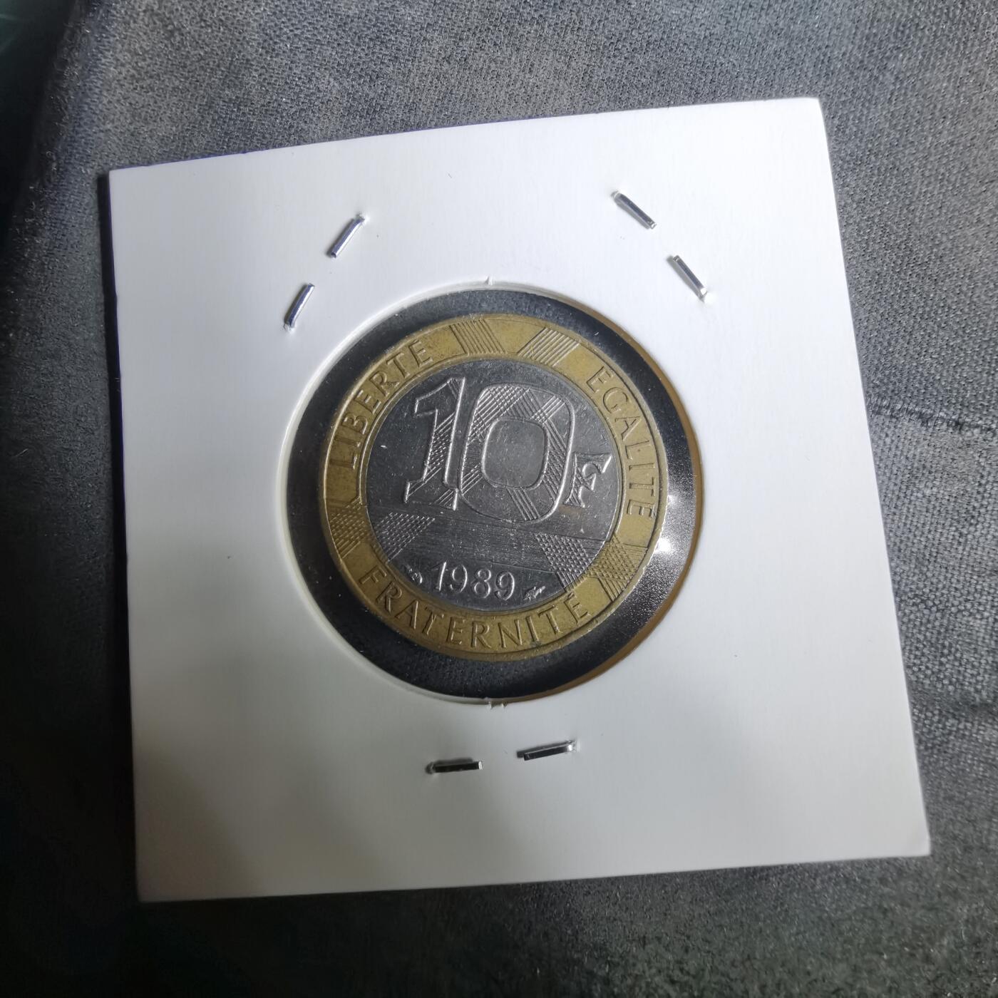 沼泽如烟--第928场 法国1989年10法郎