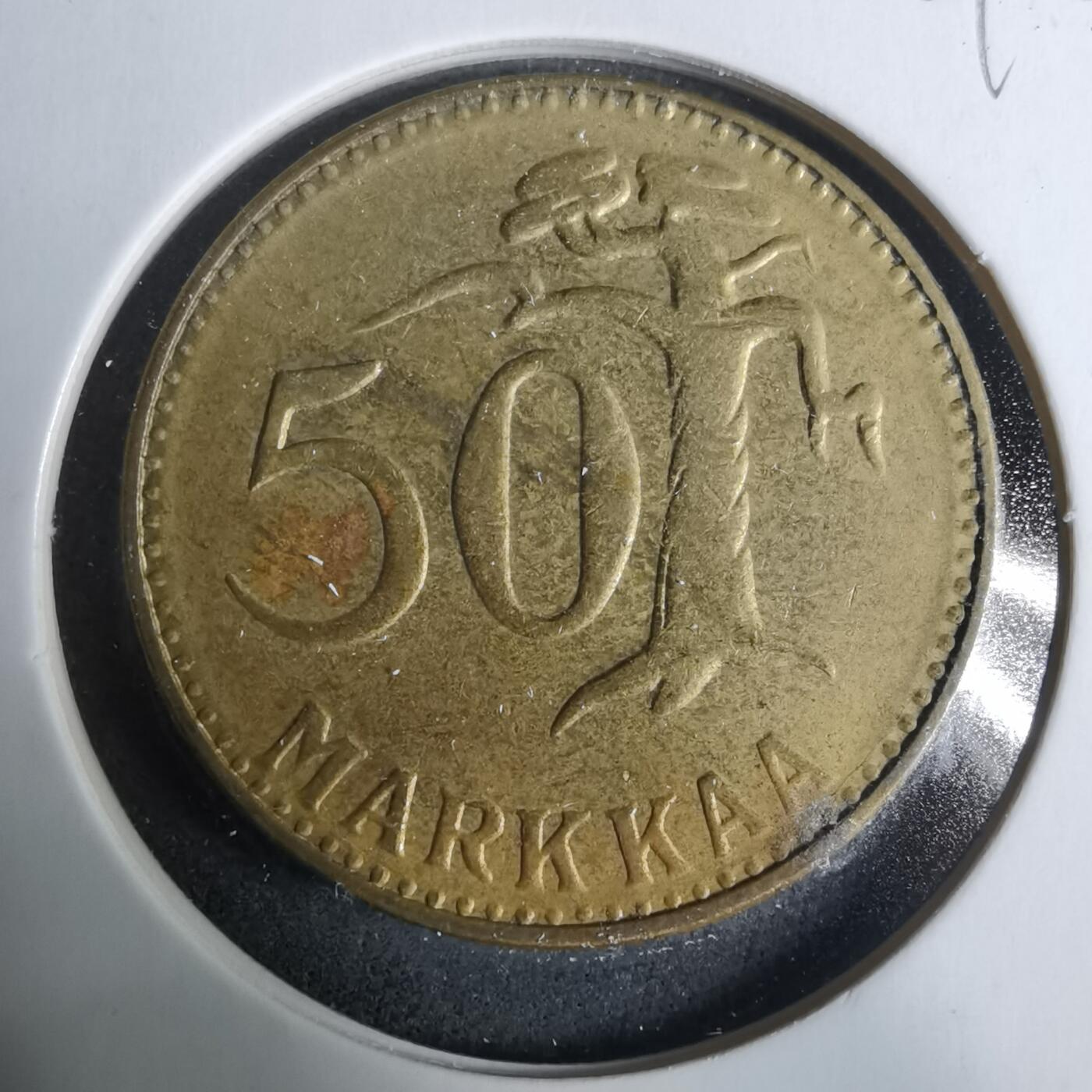 沼泽如烟--第929场 芬兰1954年50芬尼