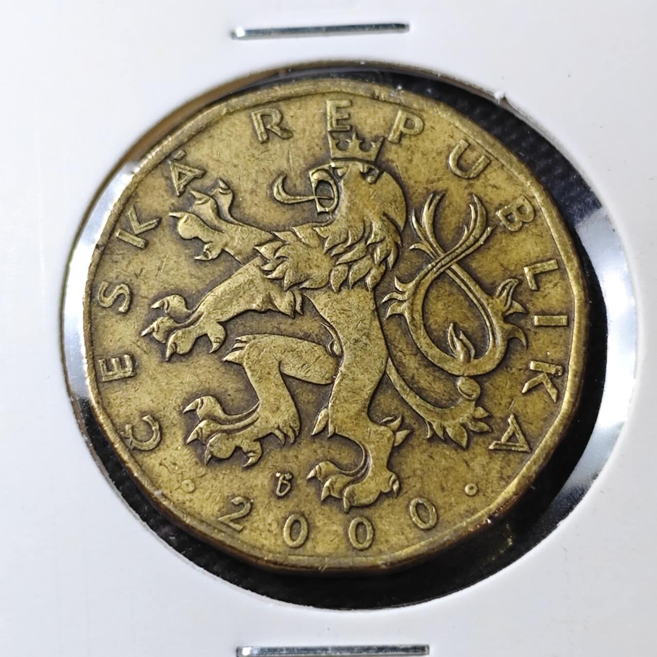 KK钱币收藏小铺 第377期  2月预留时间 周末发货  捷克20克朗纪念币