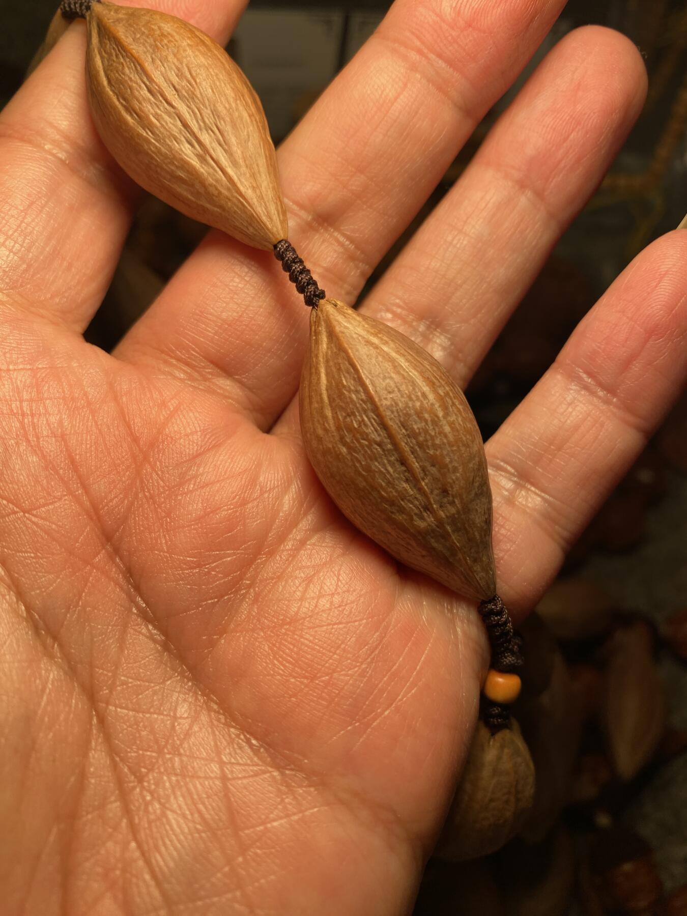 以核会友，中国非物质文化遗产苏工核雕手作 福利苏工核雕，纯手天然，四花梅林大核原皮大脖挂，个性十足，等待有缘人，与众不同，尺寸2。0x4.7喜欢的来