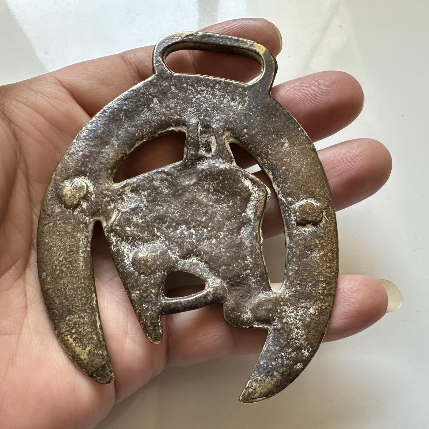 🌹外币初藏🌹🐯2025年第140场  每周二四六晚8️⃣点 接代拍 早期欧洲马车装饰件105.6克 黄亮如新