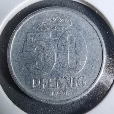 沼泽如烟--第929场 - 东德1958年50芬尼