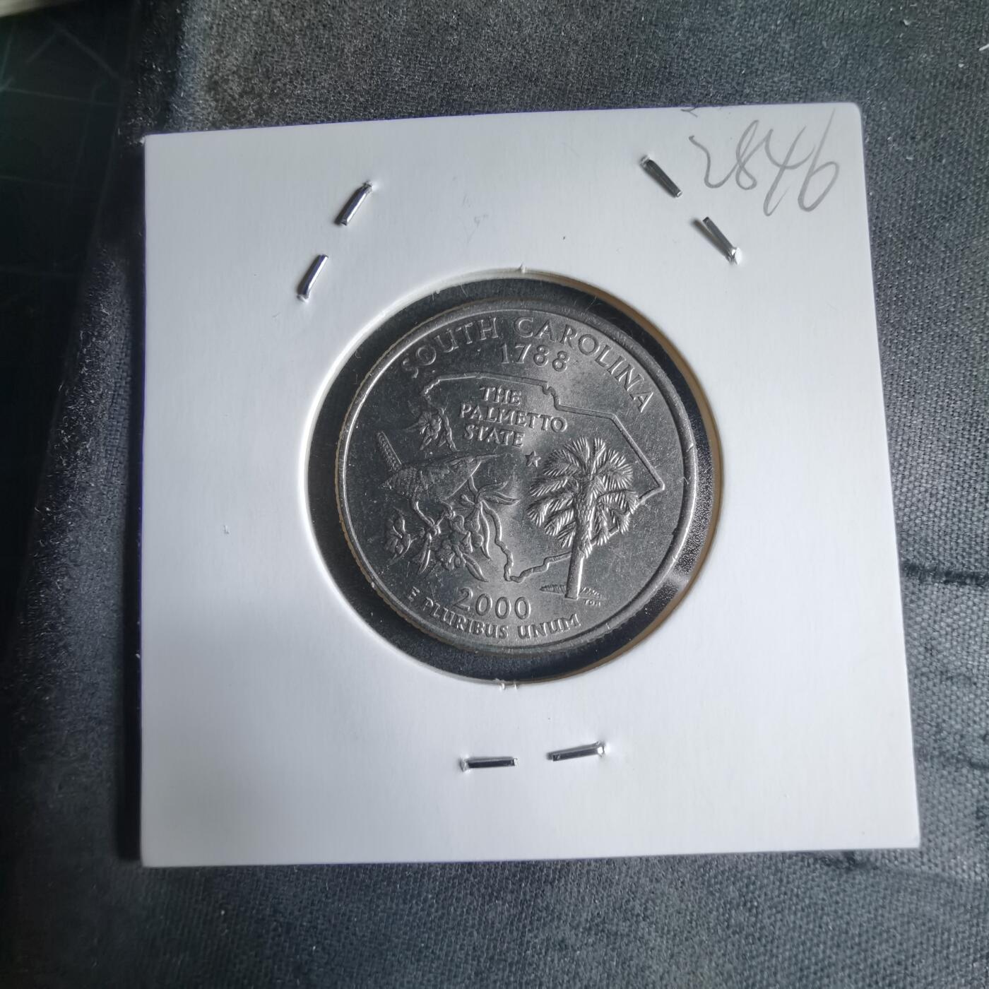 沼泽如烟--第928场 美国2000年25分纪念币