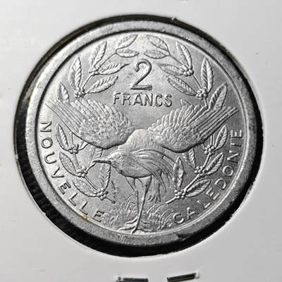 KK钱币收藏小铺 第378期  2月预留时间 周末发货 -  1971法属新喀里多尼亚2法郎