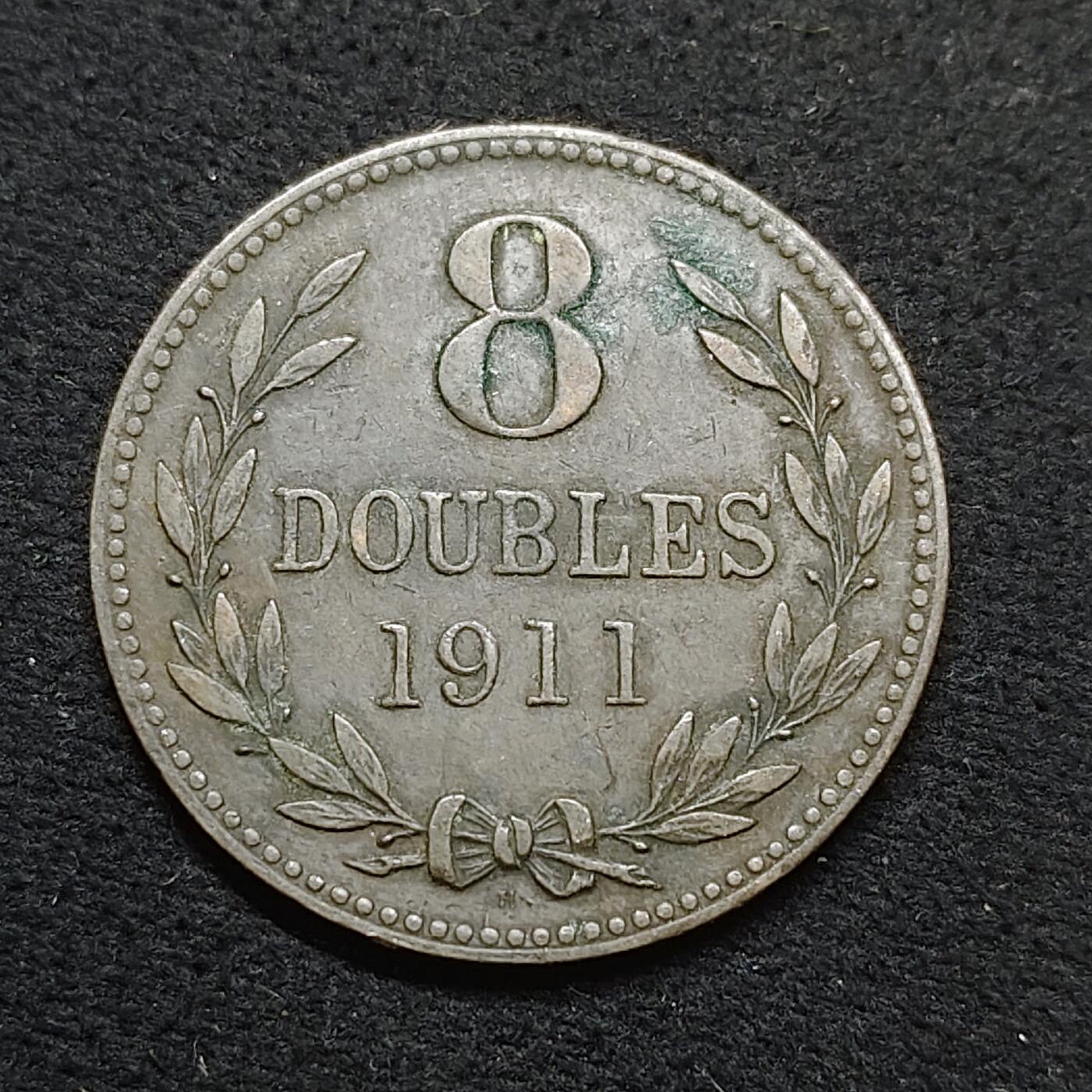 【全场包邮】纯粹捡漏拍484场（免费代拍第21场） 根西1911年8道布大铜币