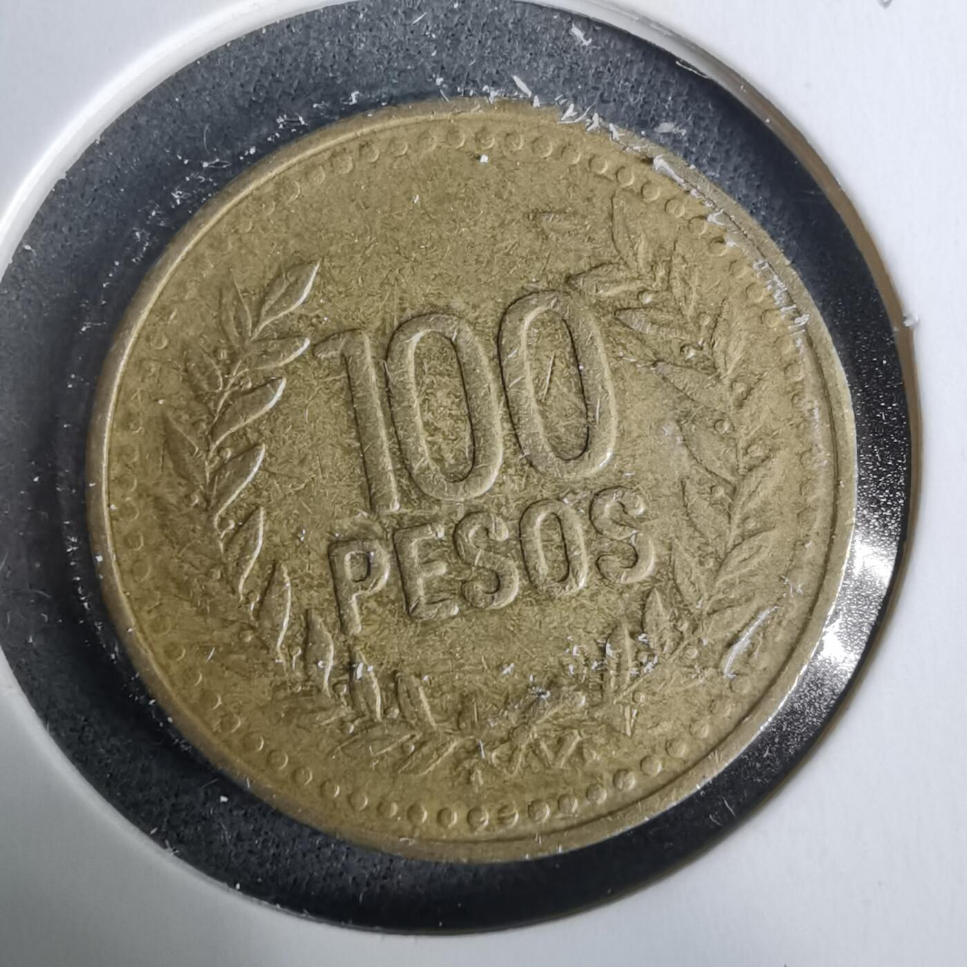 沼泽如烟--第929场 哥伦比亚1994年100比索