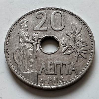 🌹外币初藏🌹🐯2025年第140场  每周二四六晚8️⃣点 接代拍 - 希腊1912年20雷普塔