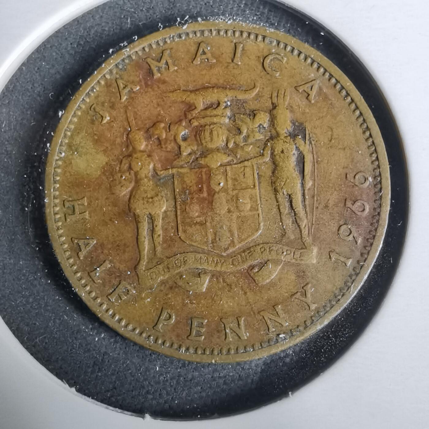 沼泽如烟--第929场 牙买加1966年半便士