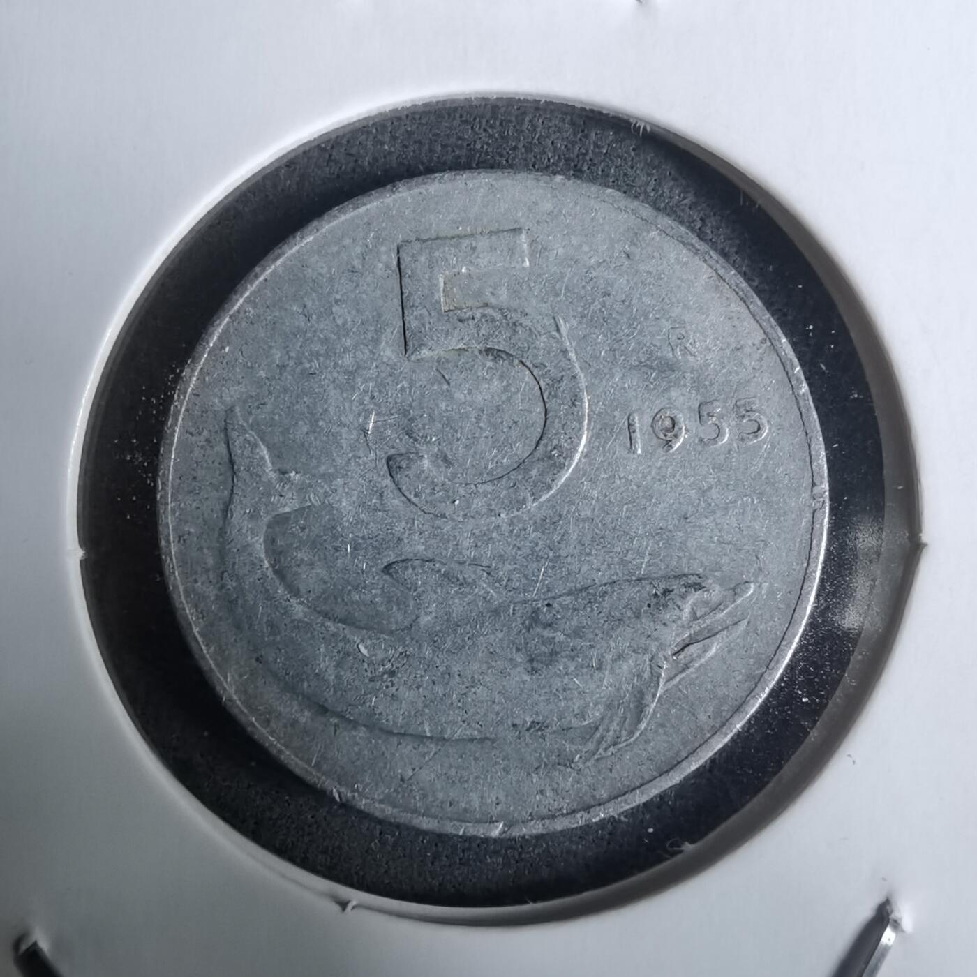 沼泽如烟--第928场 意大利1955年5里拉