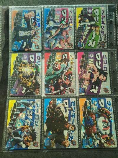 阳大大卡牌拍卖第86期（持续收拍品，周六晚上九点截拍，进群福利早知道） - 航海王 动漫人物卡 SHR档 9张 彩闪 带卡膜入卡页