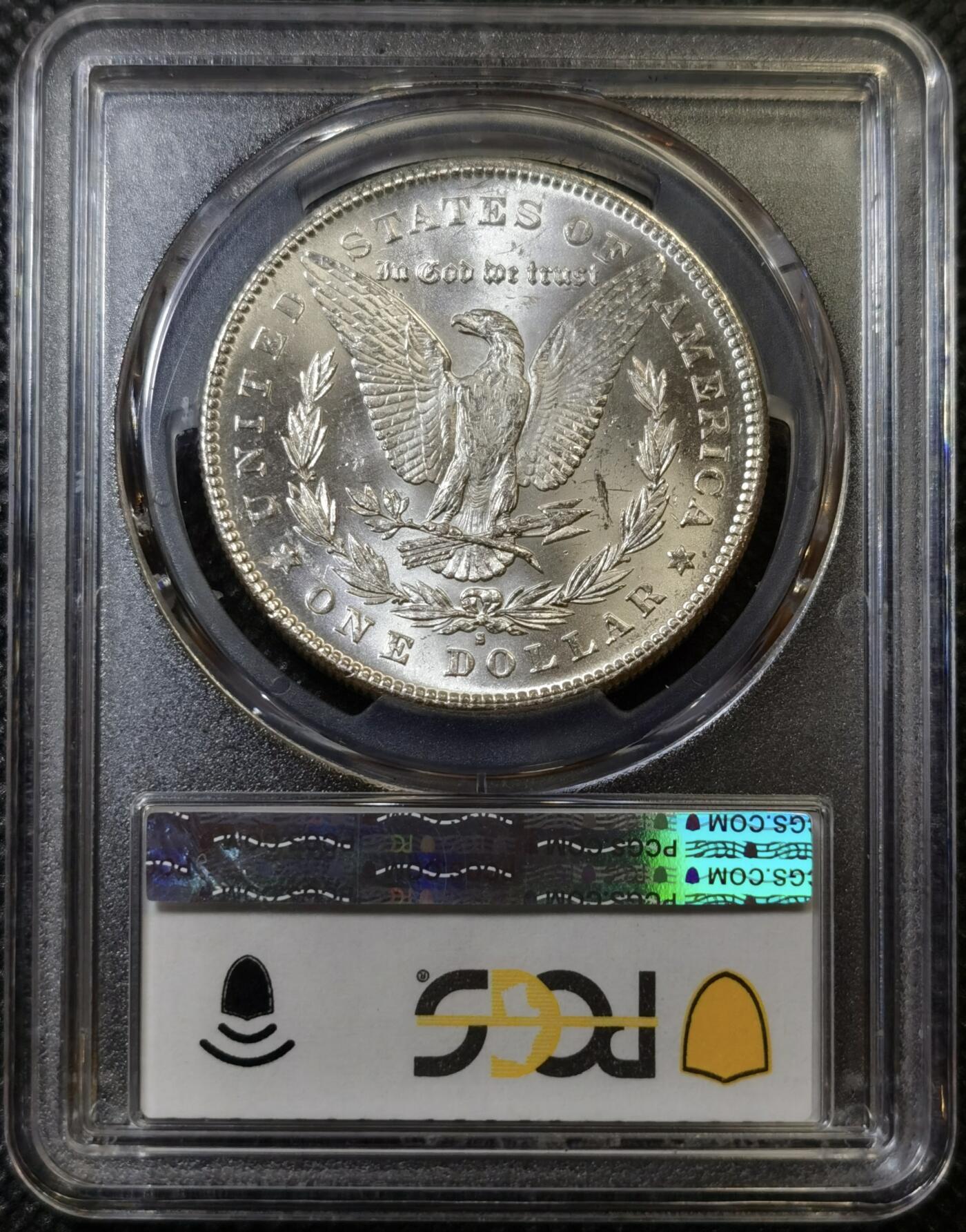 甄臻铺-世界币章拍卖（第43期）送拍享返佣金等优惠多多 PCGS-MS63 1878-S 摩根银币 首发年份 底板PL质感