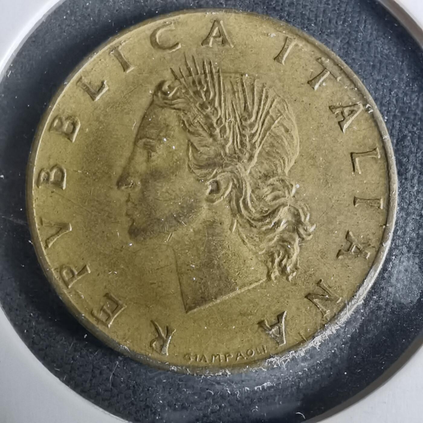 沼泽如烟--第929场 意大利1958年20里拉