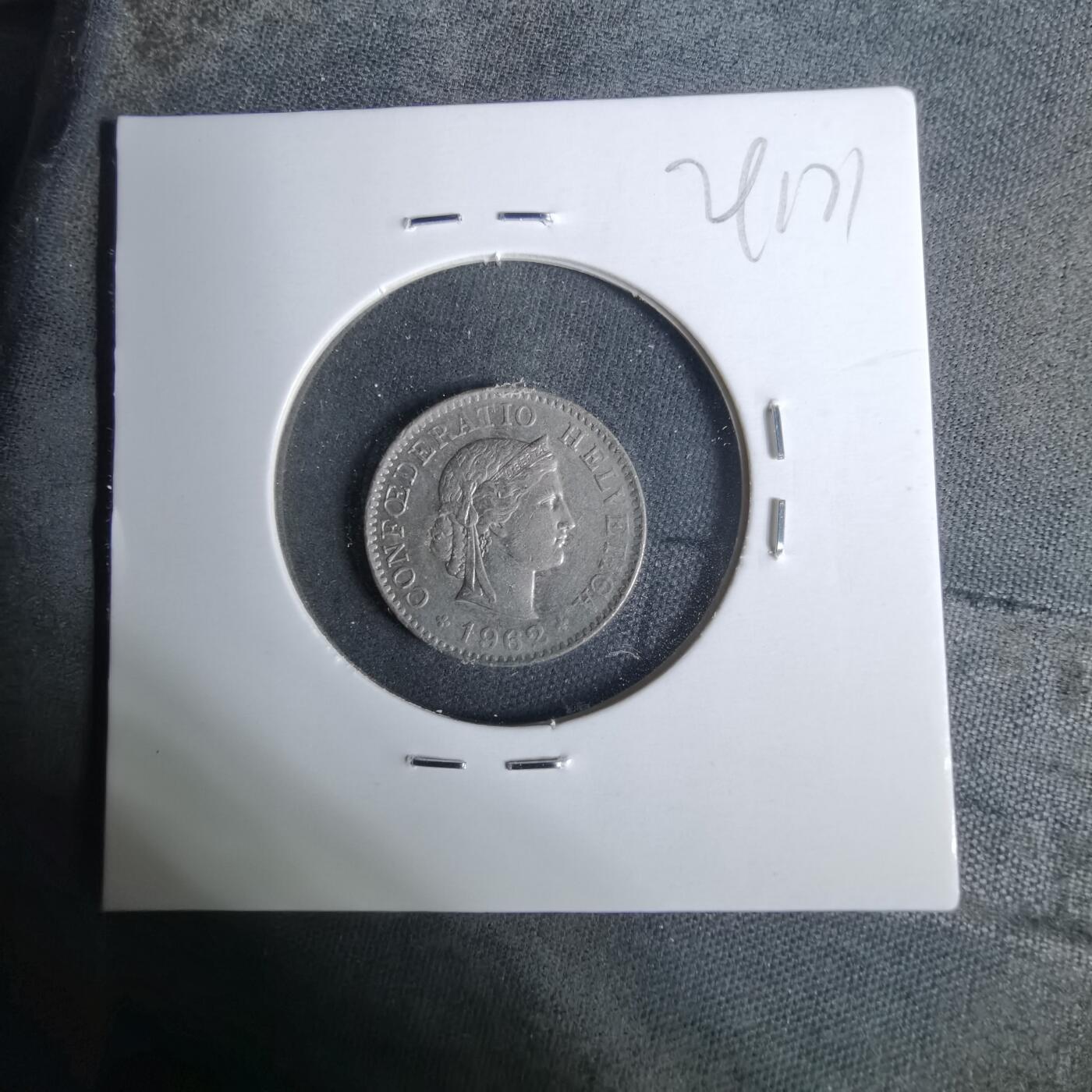 沼泽如烟--第929场 瑞士1962年五分