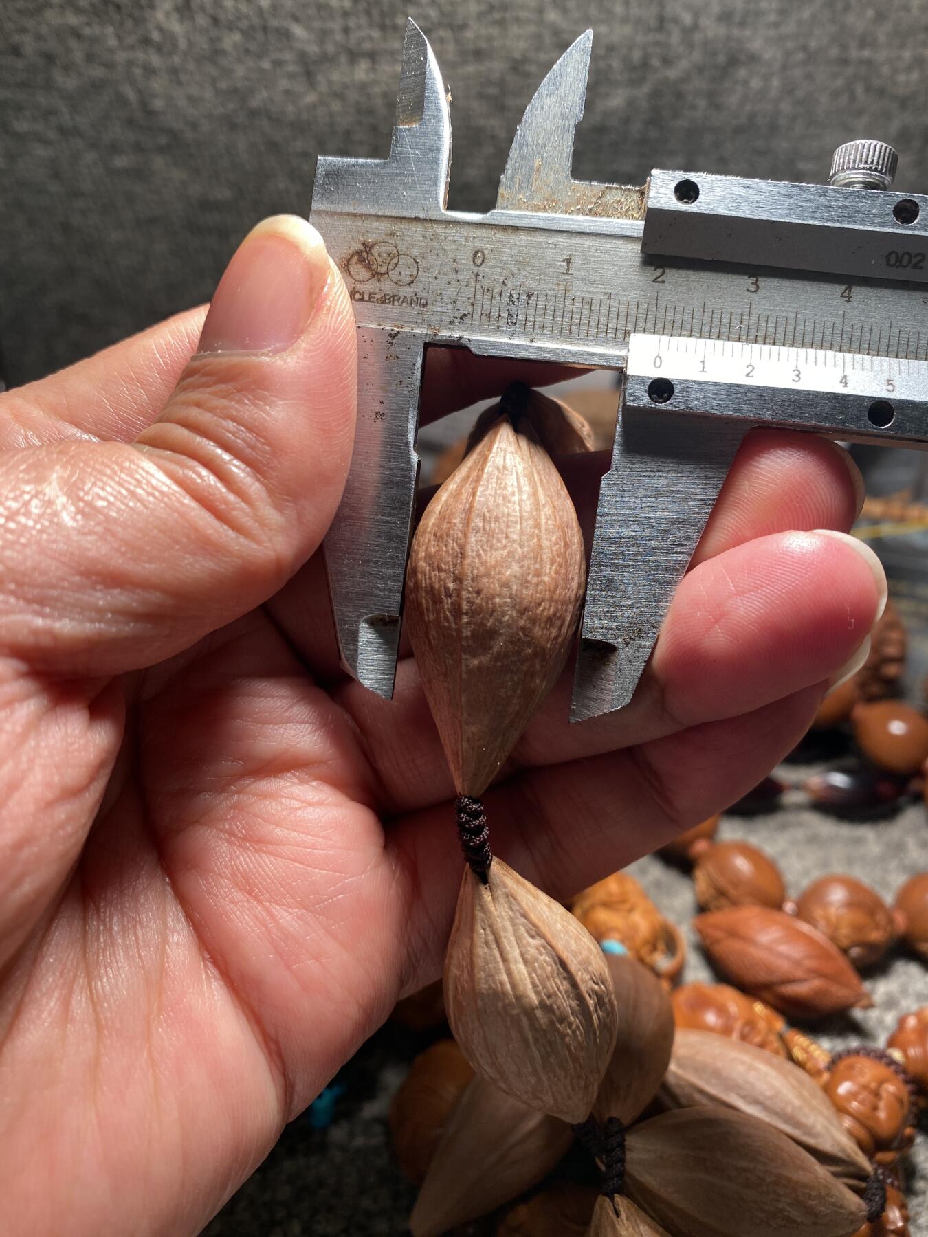 以核会友，中国非物质文化遗产苏工核雕手作 福利苏工核雕，纯手天然，四花梅林大核原皮大脖挂，个性十足，等待有缘人，与众不同，尺寸2。0x4.7喜欢的来