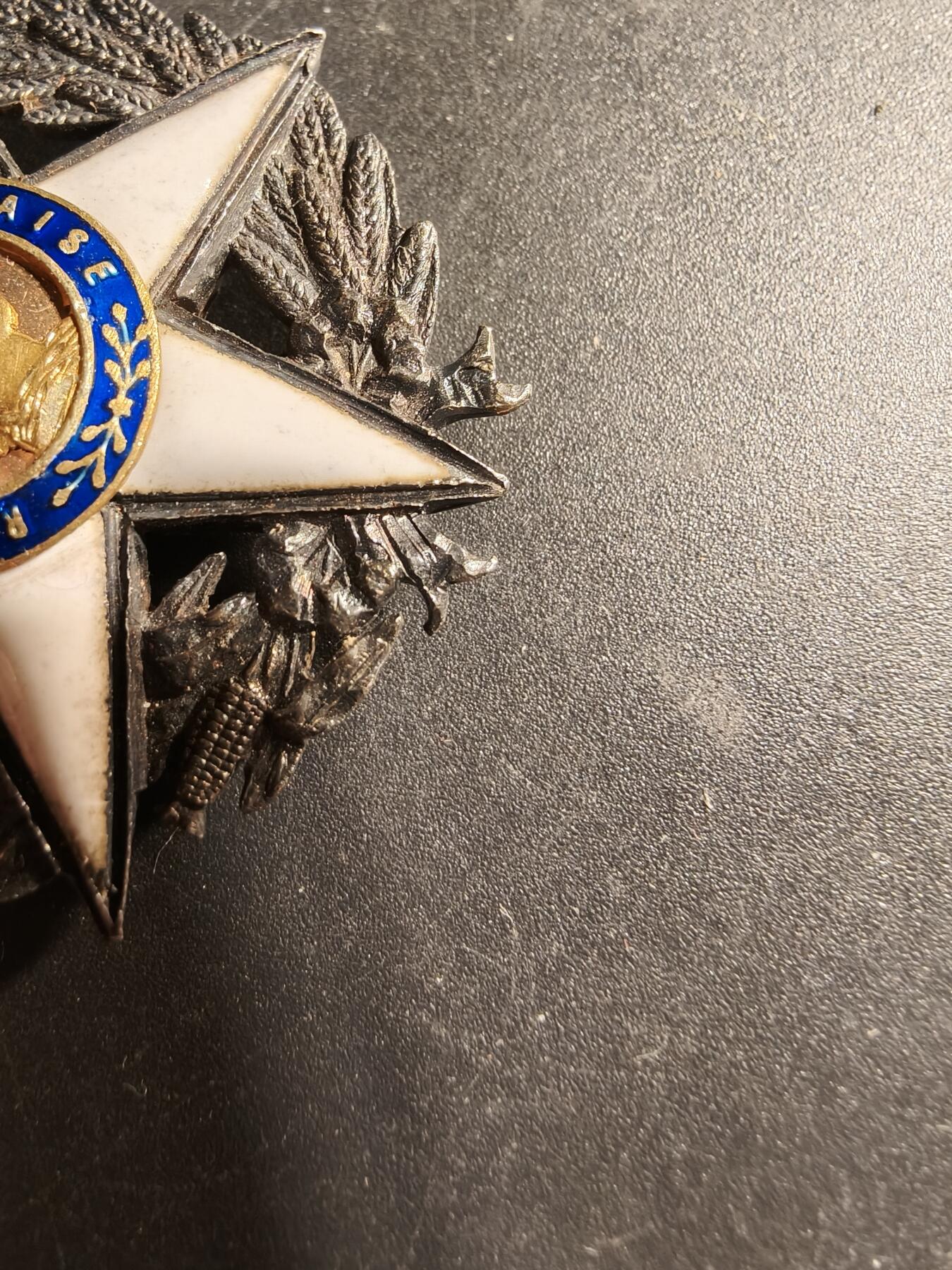 老王徽章第169期 法国军官级农业功绩勋章    原盒    银质珐琅