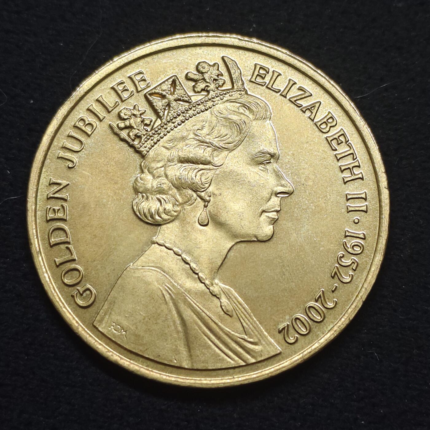 【全场包邮】纯粹捡漏拍484场（免费代拍第21场） 【纪念章】英国2002年女王登基五十周年克朗型纪念章