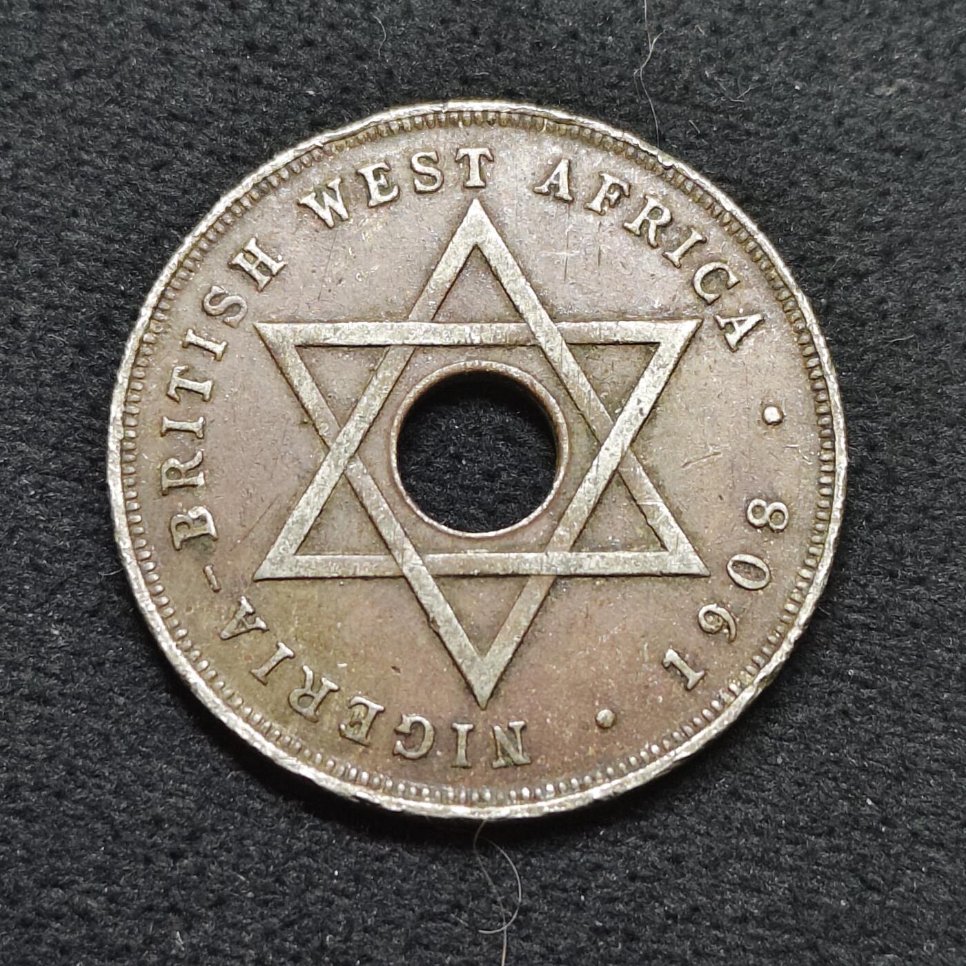 【全场包邮】纯粹捡漏拍484场（免费代拍第21场） 英属西非（尼日利亚）1909年爱德华七世1便士