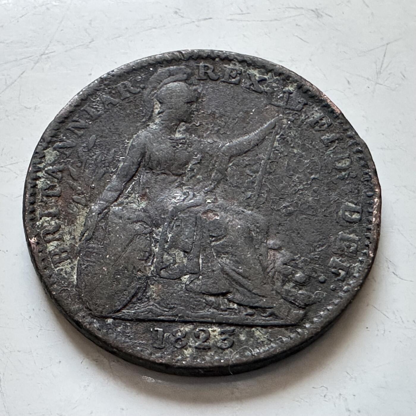 🌹外币初藏🌹🐯2025年第140场  每周二四六晚8️⃣点 接代拍 英国1823年乔治四世一法新