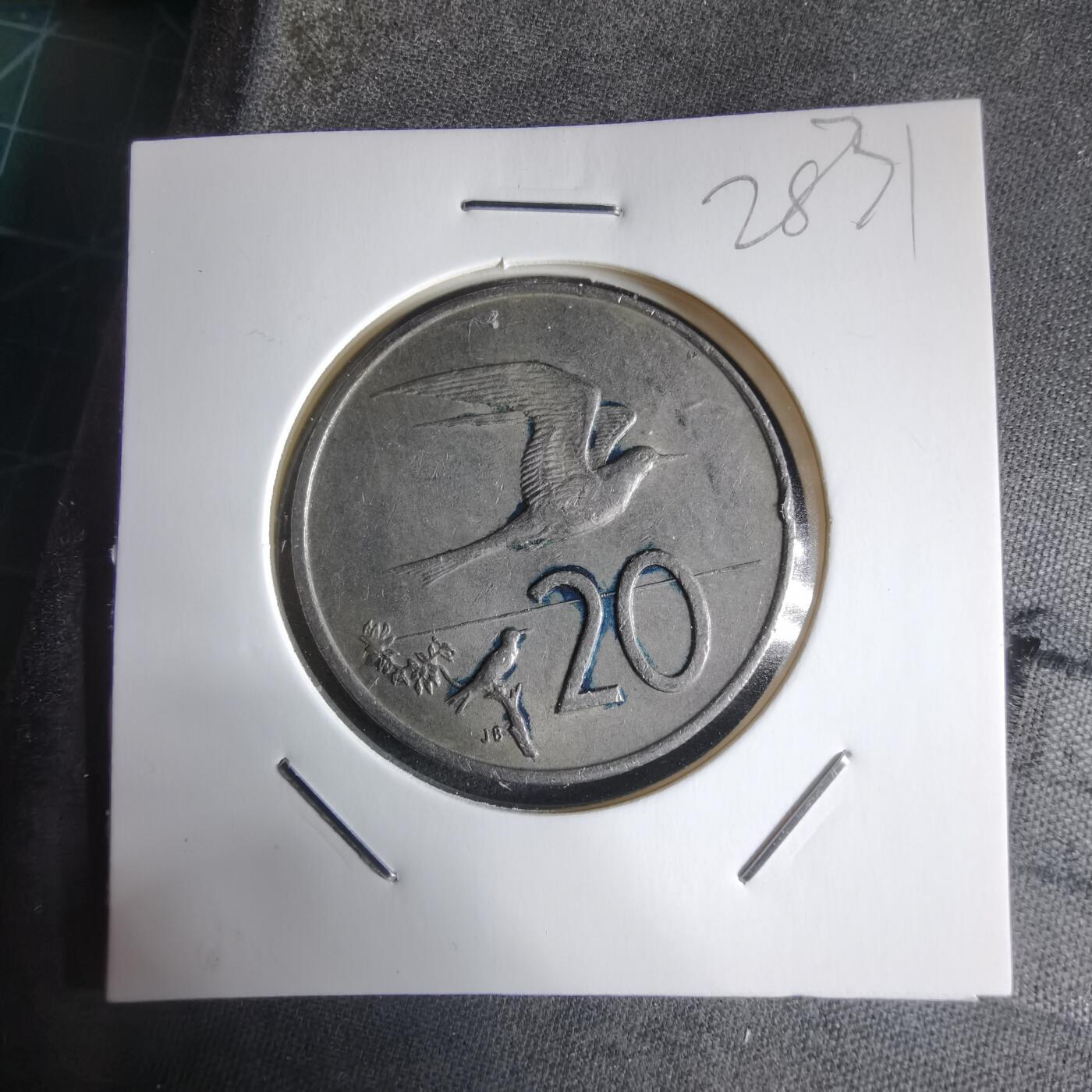 沼泽如烟--第928场 库克1973年20便士