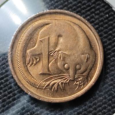 KK钱币收藏小铺 第378期  2月预留时间 周末发货 -  1982澳大利亚1分铜币