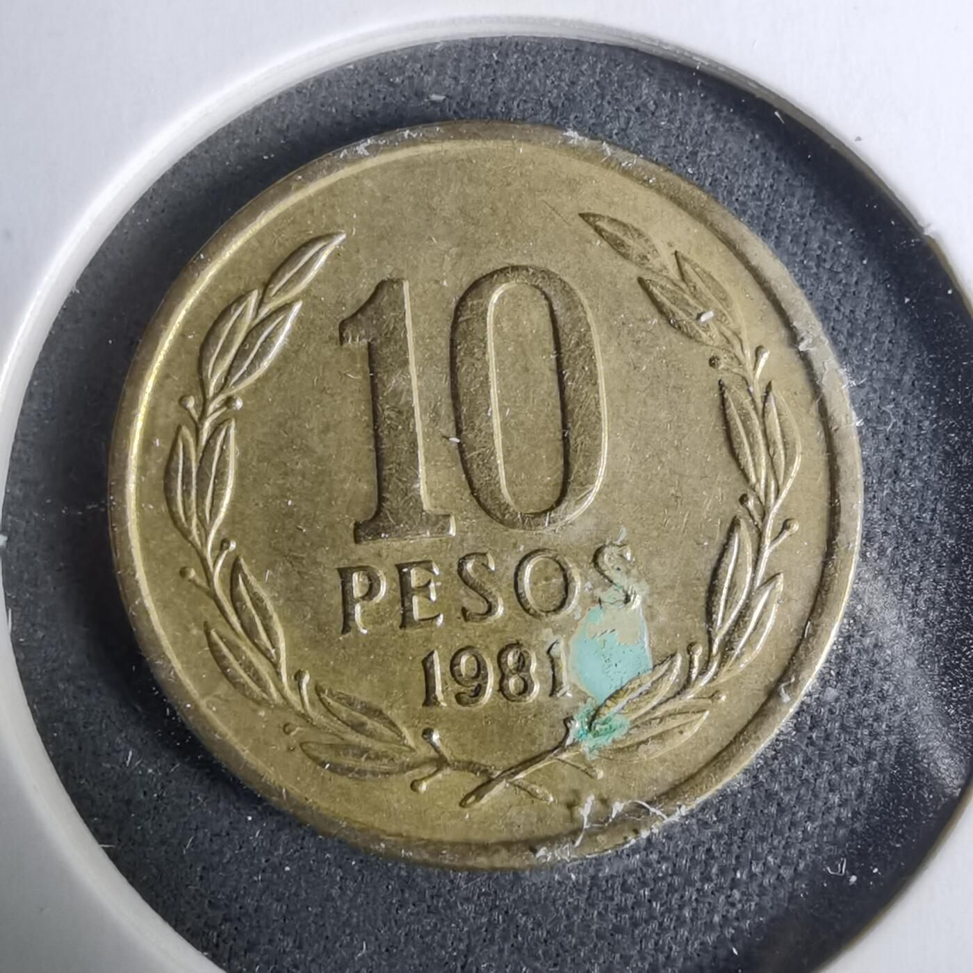 沼泽如烟--第929场 智利1981年10比索