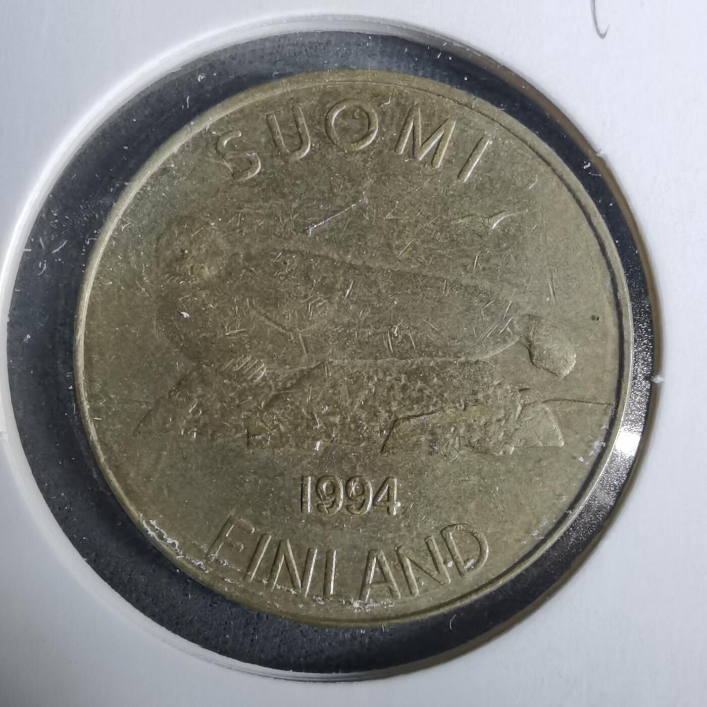 沼泽如烟--第929场 芬兰1994年5马克