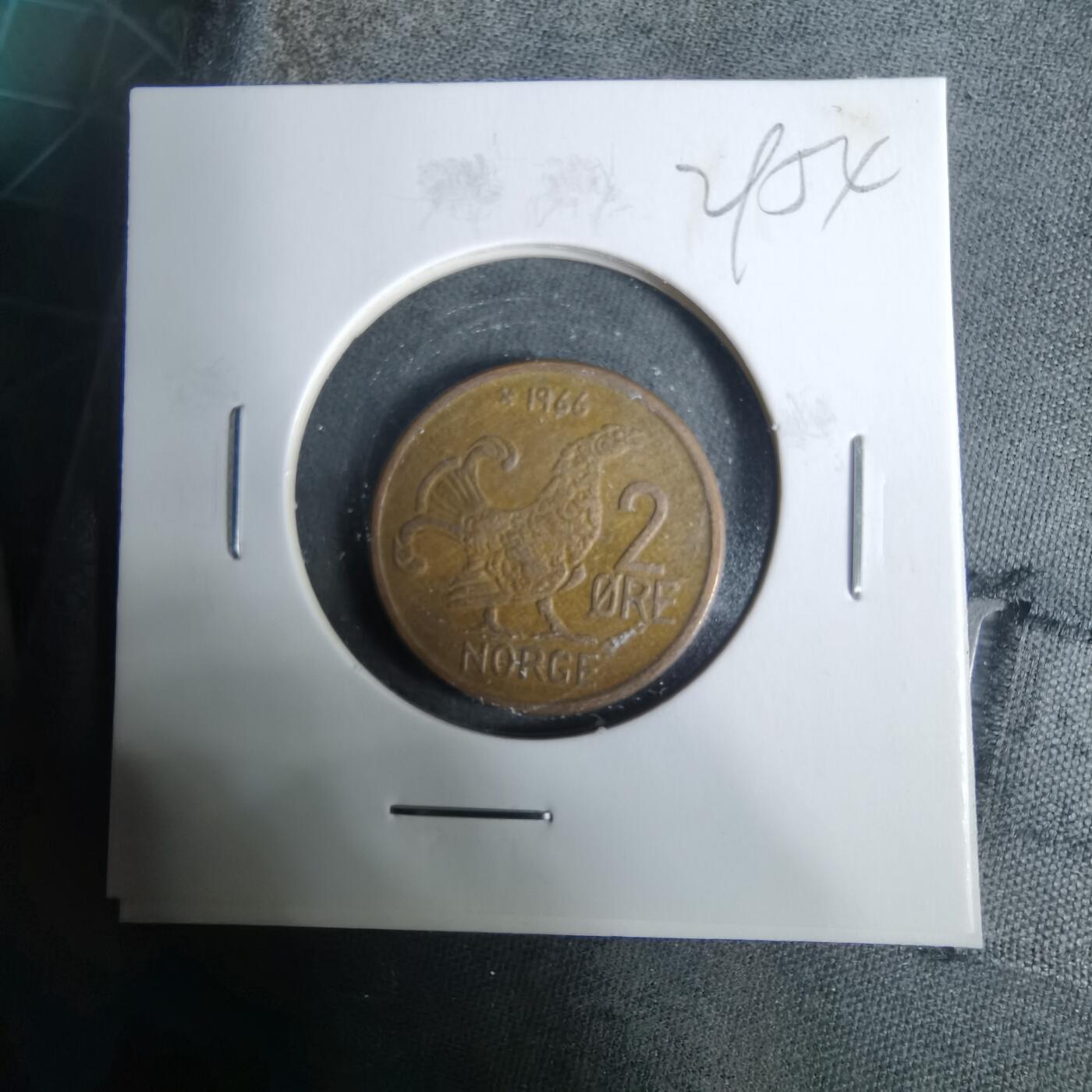 沼泽如烟--第929场 挪威1966年2欧尔