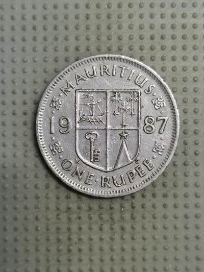 2025年第136场各国散币拍卖（总第136场） - 毛里求斯1987年1卢比