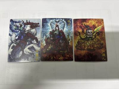 无忧无虑 第6期 出坑转让 随性拍卖 积攒人气 慢出不急 不寄存 默认微瑕 循环上架 介意勿拍  - 卡德曼 张建东 牛魔王一家 3张彩闪