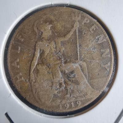 沼泽如烟--第928场 - 英国1919年半便士