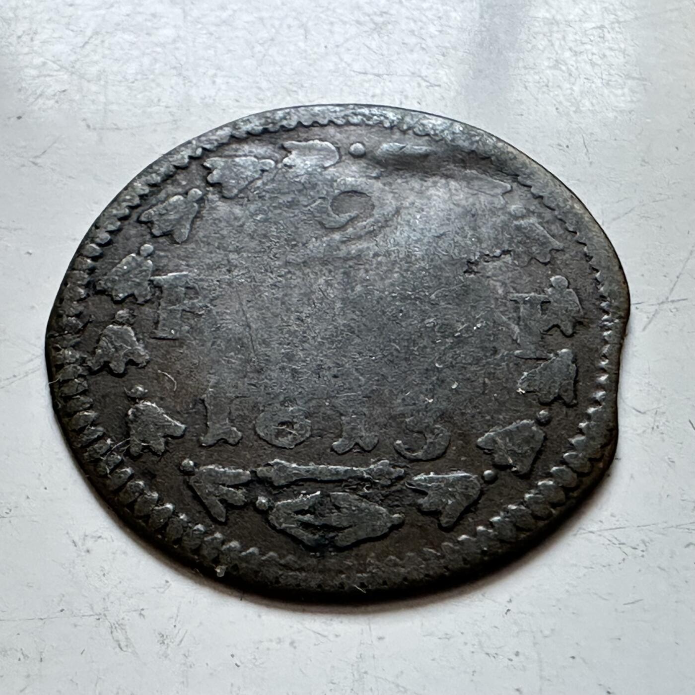 🌹外币初藏🌹🐯2025年第140场  每周二四六晚8️⃣点 接代拍 瑞士1813年2拉彭 2分铜币