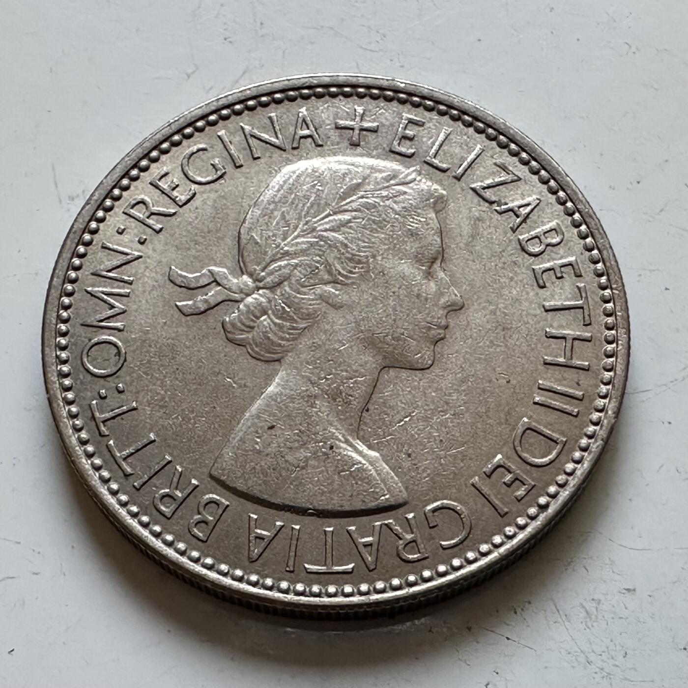 🌹外币初藏🌹🐯2025年第140场  每周二四六晚8️⃣点 接代拍 英国1953年登基版两先令