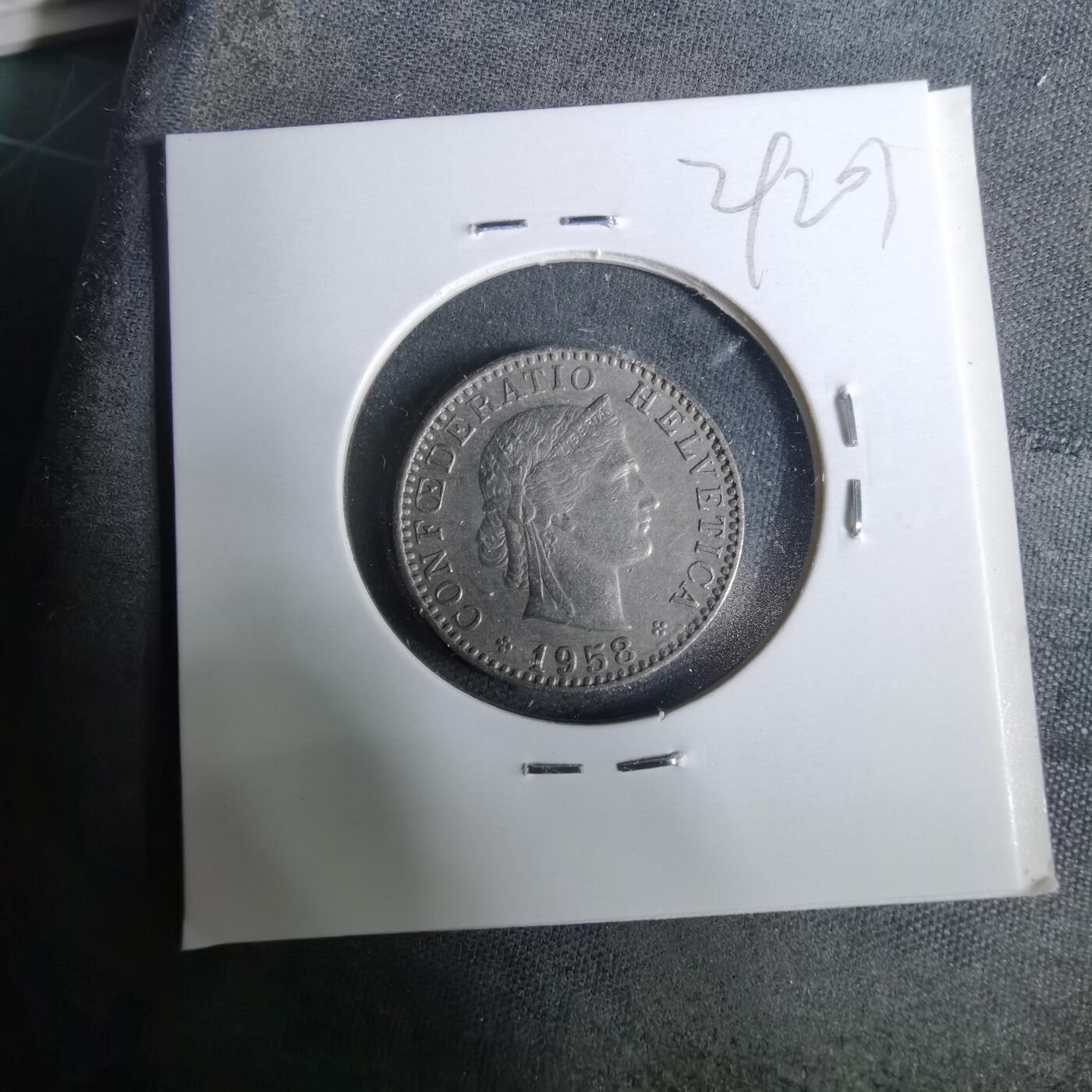 沼泽如烟--第929场 瑞士1958年20分