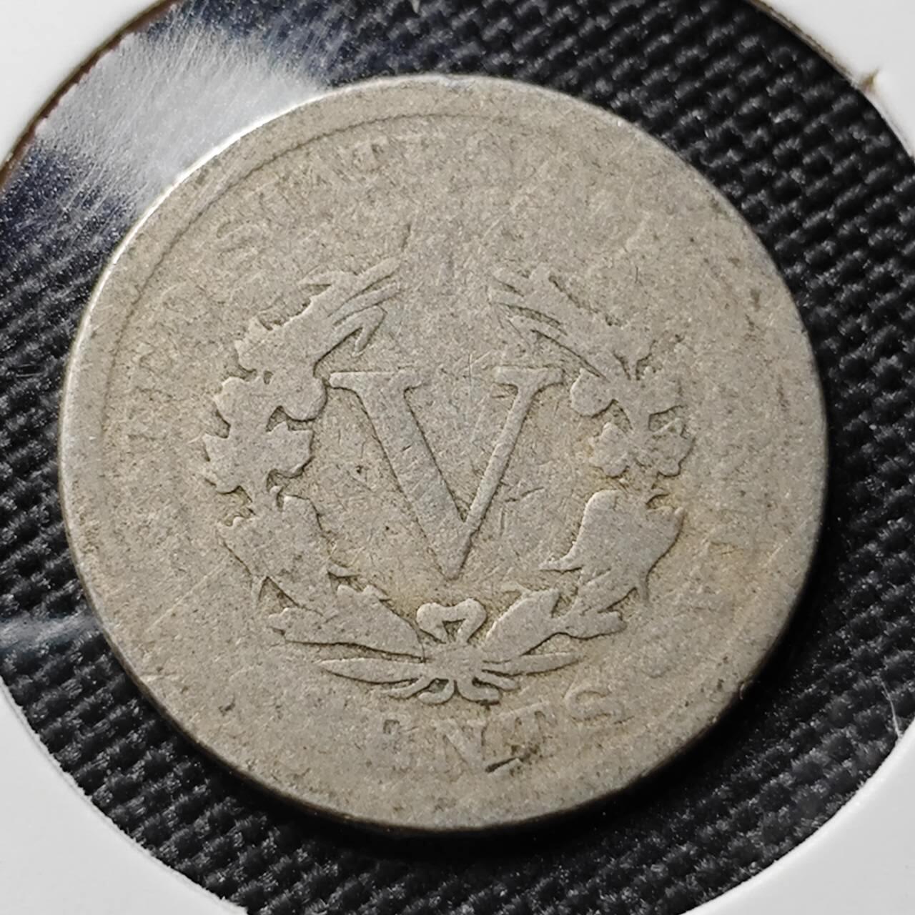 KK钱币收藏小铺 第378期  2月预留时间 周末发货  美国5分