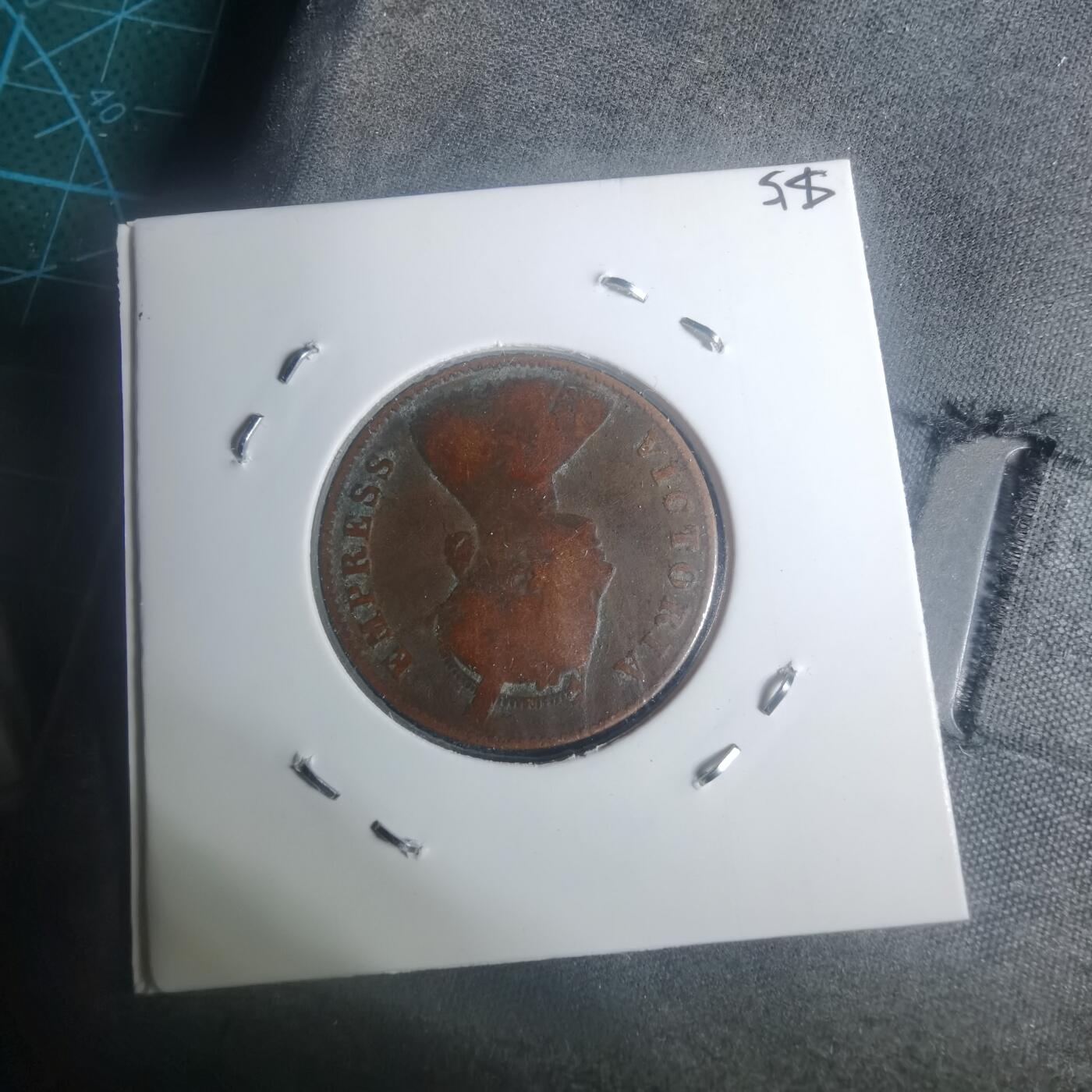 沼泽如烟--第930场 英属印度1897年1/4安娜