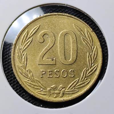 KK钱币收藏小铺 第378期  2月预留时间 周末发货 -  1985哥伦比亚20比索