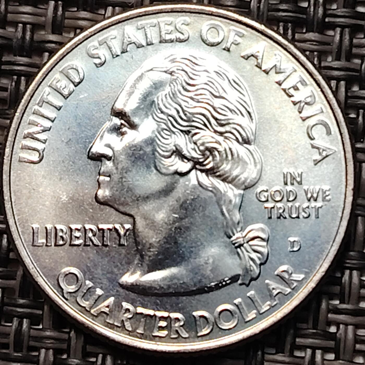 布加迪🐬～世界钱币(上海)🌾第 264 期 /  各国套币和散币 美国🇺🇸 2009年 25分 六个特区～美属维尔琴群岛