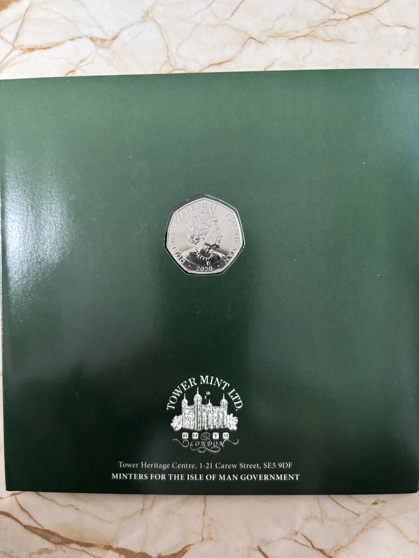 第185期拍卖 马恩岛2020年幻想童话故事彼得潘纪念币6枚全套