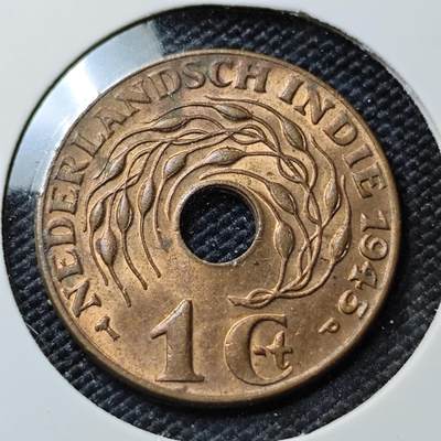 KK钱币收藏小铺 第378期  2月预留时间 周末发货 -  荷属东印度1分铜币