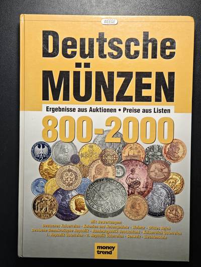 【德藏】世界币章拍卖第157期（拍品征集中~欢迎藏友联系） - 98新 800-2000 德国钱币目录 硬壳精装 内容夯实 涵盖面非常广 全书约438页